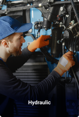 Contoh uji petrokimia: sistem hidraulik